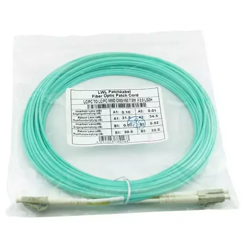 Cabo de fibra ótica BlueOptics BK839A InfiniBand 2 m LC Aqua OM3