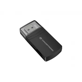 Conceptronic BIAN06B Leitor de cartões SD TF/MicroSD 4.0, UHS-II, USB 3.0, 5 Gbit/s