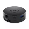 Adaptador móvel DELL DA300 com fios USB 3.2 Gen 2 (3.1 Gen 2) Type-C preto
