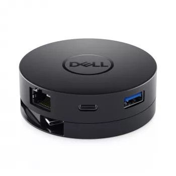 Adaptador móvel DELL DA300 com fios USB 3.2 Gen 2 (3.1 Gen 2) Type-C preto