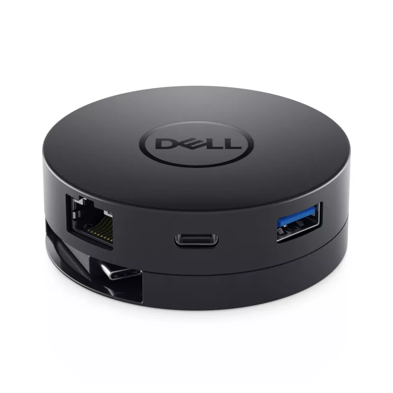Adaptador móvel DELL DA300 com fios USB 3.2 Gen 2 (3.1 Gen 2) Type-C preto