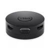 Adaptador móvel DELL DA300 com fios USB 3.2 Gen 2 (3.1 Gen 2) Type-C preto
