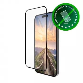 Proteção de ecrã dbramante1928 BULK ECO-SHIELD para iPhone 16, margem preta