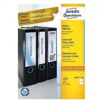 Etiqueta autoadesiva Avery L4761-100 retângulo arredondado