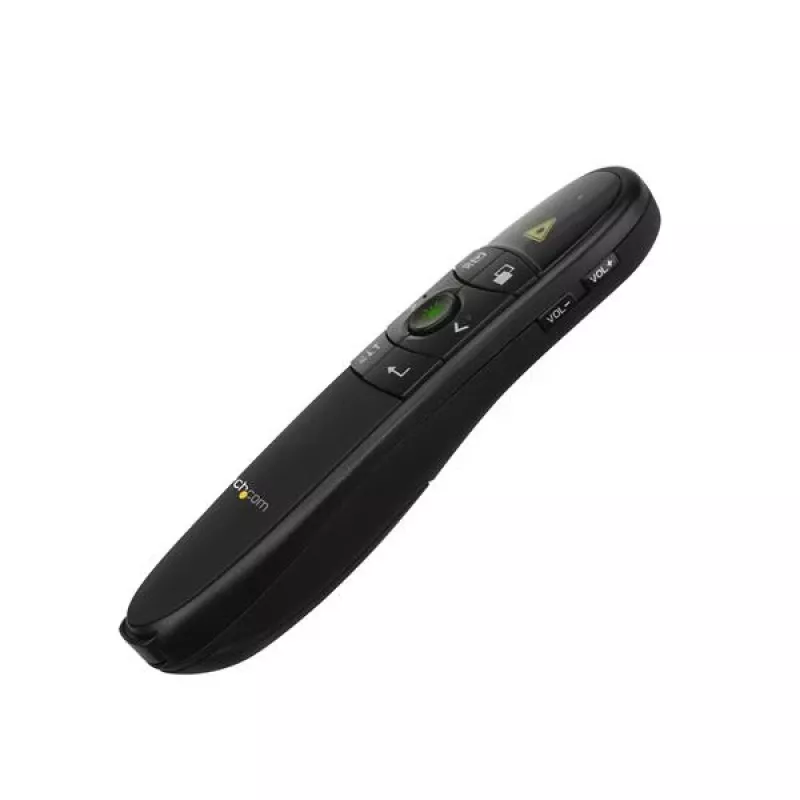 StarTech.com Comando de apresentação sem fios com ponteiro laser verde - 27 m de alcance