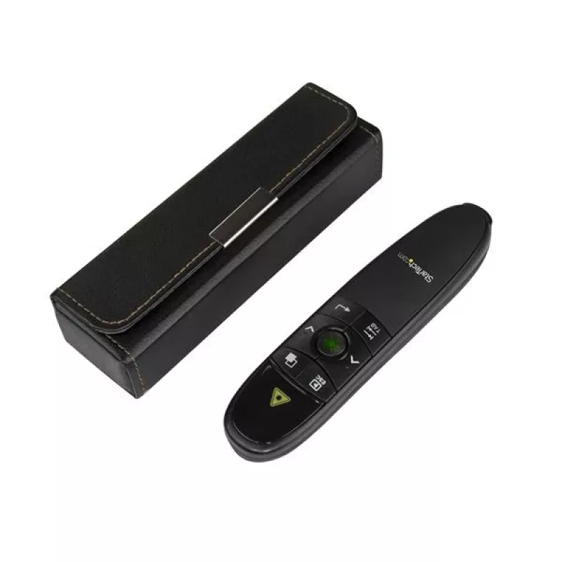 StarTech.com Comando de apresentação sem fios com ponteiro laser verde - 27 m de alcance
