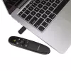 StarTech.com Comando de apresentação sem fios com ponteiro laser verde - 27 m de alcance