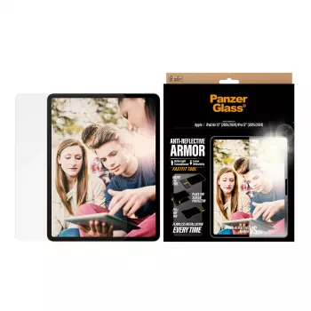 PanzerGlass ® Película protetora de ecrã Anti-Reflective Armor iPad Air 13 polegadas (2024–2026) | Pro 13 polegadas (2024–2025) | Ultra-Wide Fit com ferramenta Fastfit