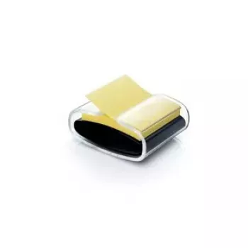 3M Post-it PRO-B1Y dispensador Z-Notes com 1 bloco (90 folhas), preto/amarelo