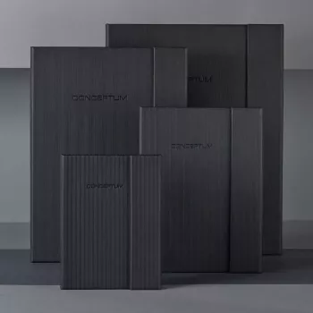 Caderno de notas Sigel CONCEPTUM 194 folhas Preto