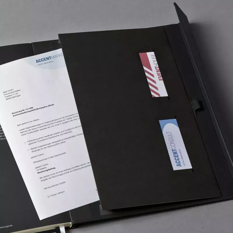Caderno de notas Sigel CONCEPTUM 194 folhas Preto
