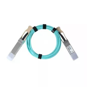 BlueOptics QSFP-40G-D-AOC-10M-CM-BO Cabo de fibra ótica InfiniBand 10m macho/macho