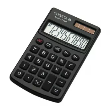 Calculadora básica Olympia LCD 1110 Pocket preto