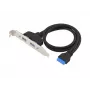 Adaptador Conceptronic EMRICK11B tomada de 19 pinos para tomada USB-A dupla USB 3.0