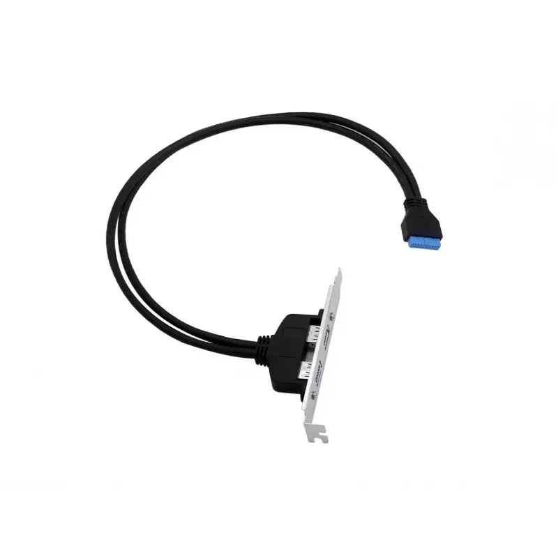 Adaptador Conceptronic EMRICK11B tomada de 19 pinos para tomada USB-A dupla USB 3.0