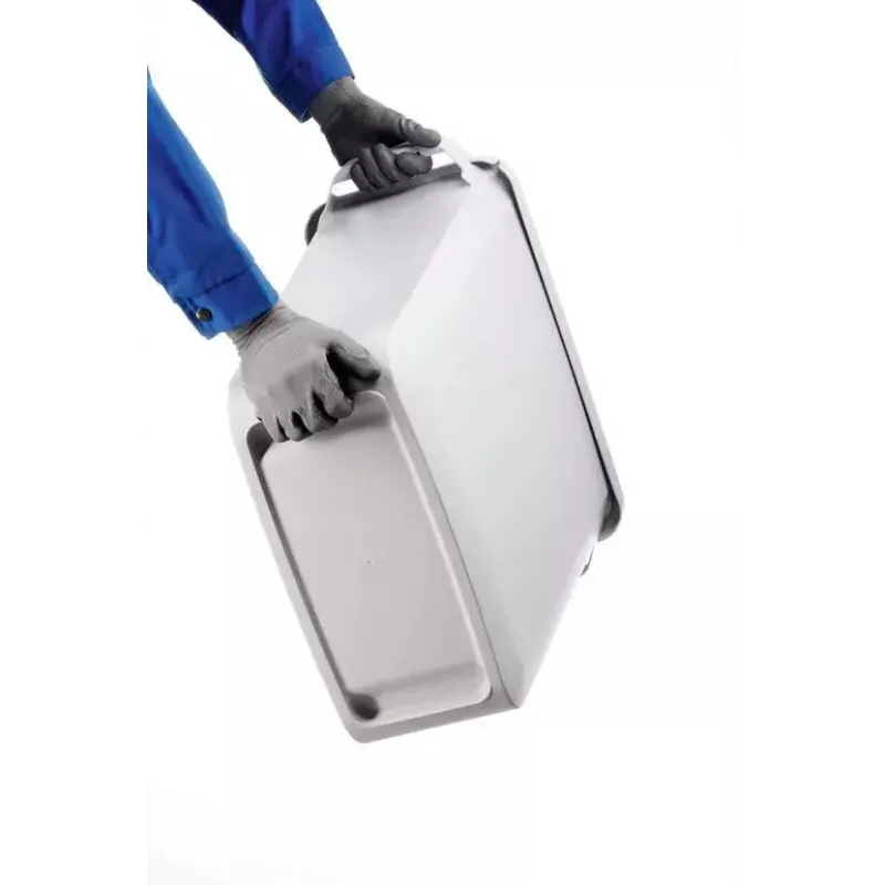 Contentor de resíduos Durable 1800503050 Retangular Plástico Cinzento Largura 590 mm Profundidade 282 mm Altura 600 mm