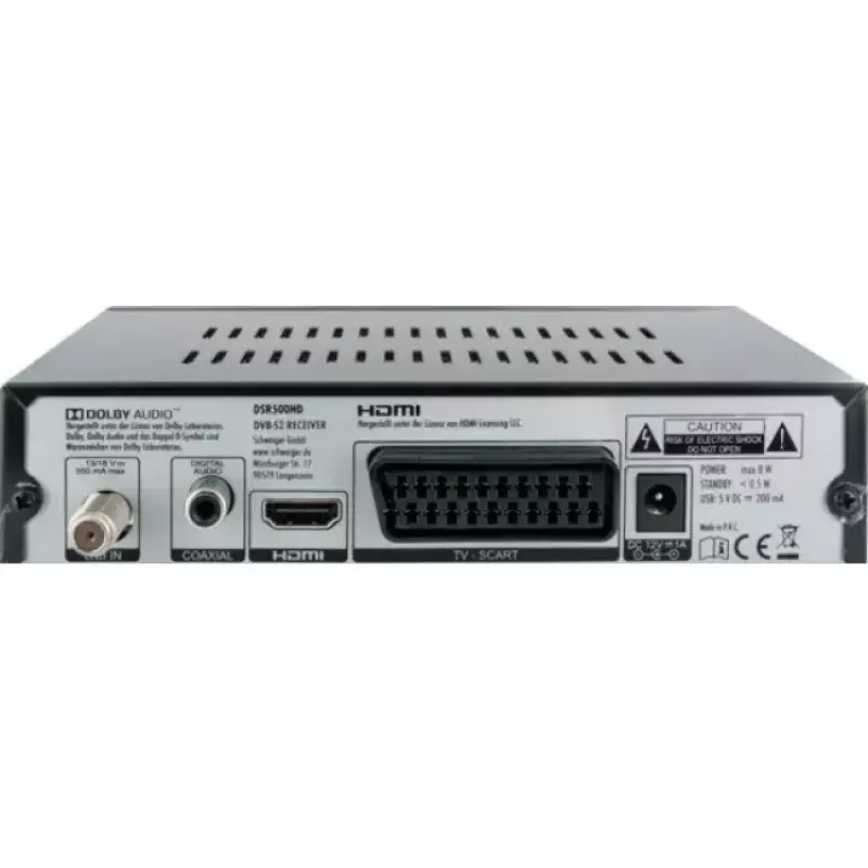Set-top box Schwaiger DSR500HD Cabo Full HD Preto