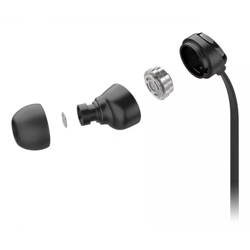 Motorola EARBUDS3CS auscultadores/headset com fios in-ear chamadas/música USB Type-C preto