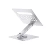 Conceptronic DONN27G, suporte para portátil, prateado, alumínio, 360°, USB 3.2 Gen 1 (3.1 Gen 1) Type-C, 5000 Mbit/s