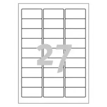 Etiquetas para impressora Avery J4792-25 branco