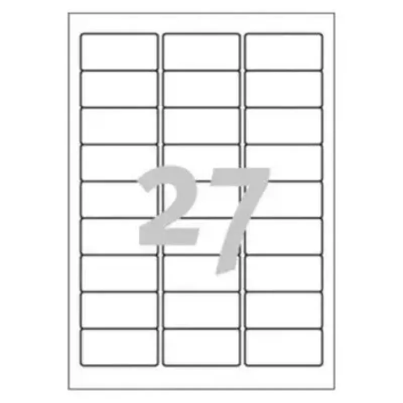 Etiquetas para impressora Avery J4792-25 branco