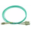 BlueOptics cabo patch de fibra ótica LC-SC multimodo OM3 duplex, LC-UPC/SC-UPC, 10 m, bege (compatível com Corning 055702T512000010M)