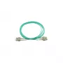 BlueOptics cabo patch de fibra ótica SC-SC multimodo OM3 duplex, SC-UPC, 15 m, bege (compatível com Corning 575702K5120000015M)
