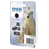 Epson Singlepack preto 26XL Claria Premium Ink, alta (XL) capacidade, preto, tinta pigmentada, 12,2 ml, 1 unid., 500 páginas
