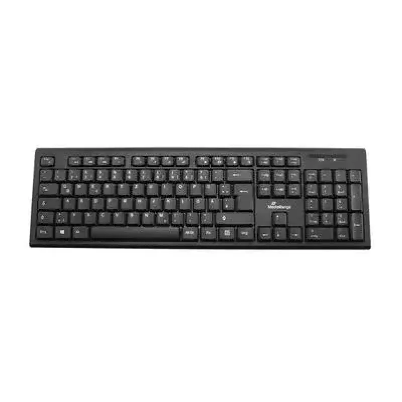 Teclado MediaRange MROS111 Universal RF Wireless QWERTZ Preto