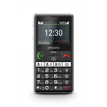 Emporia emporiaPURE-LTE 5,87 cm (2,31 polegadas) 107 g Preto Telemóvel para idosos