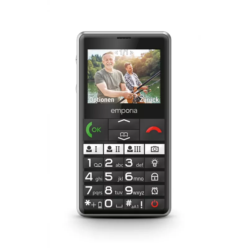 Emporia emporiaPURE-LTE 5,87 cm (2,31 polegadas) 107 g Preto Telemóvel para idosos