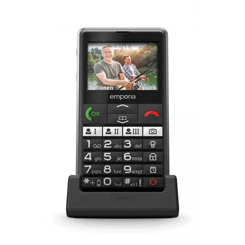 Emporia emporiaPURE-LTE 5,87 cm (2,31 polegadas) 107 g Preto Telemóvel para idosos