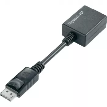 Adaptador Techly DisplayPort DP para VGA M F IADAP DSP-250, 0,07 m, DisplayPort, 2 x VGA (D-Sub), macho, fêmea, 1920 x 1200 píxeis