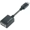 Adaptador Techly DisplayPort DP para VGA M F IADAP DSP-250, 0,07 m, DisplayPort, 2 x VGA (D-Sub), macho, fêmea, 1920 x 1200 píxeis