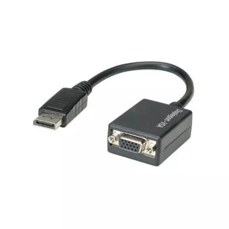 Adaptador Techly DisplayPort DP para VGA M F IADAP DSP-250, 0,07 m, DisplayPort, 2 x VGA (D-Sub), macho, fêmea, 1920 x 1200 píxeis