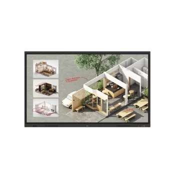 LG CreateBoard Standard quadro interativo 190,5 cm (75 polegadas) 3840 x 2160 píxeis ecrã tátil preto
