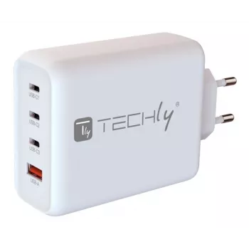 Techly IPW-PD140W-WH carregador móvel powerbank, smartphone, tablet, universal branco AC carregamento rápido interior