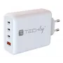 Techly IPW-PD140W-WH carregador móvel powerbank, smartphone, tablet, universal branco AC carregamento rápido interior