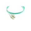 BlueOptics cabo patch de fibra ótica SC-SC multimodo OM3 duplex, SC-UPC, 10 m, bege (compatível com Corning 575702K5120000010M)