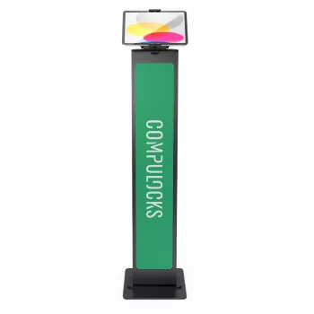 Suporte multimédia Compulocks Universal Tablet Cling Brandable suporte de chão preto