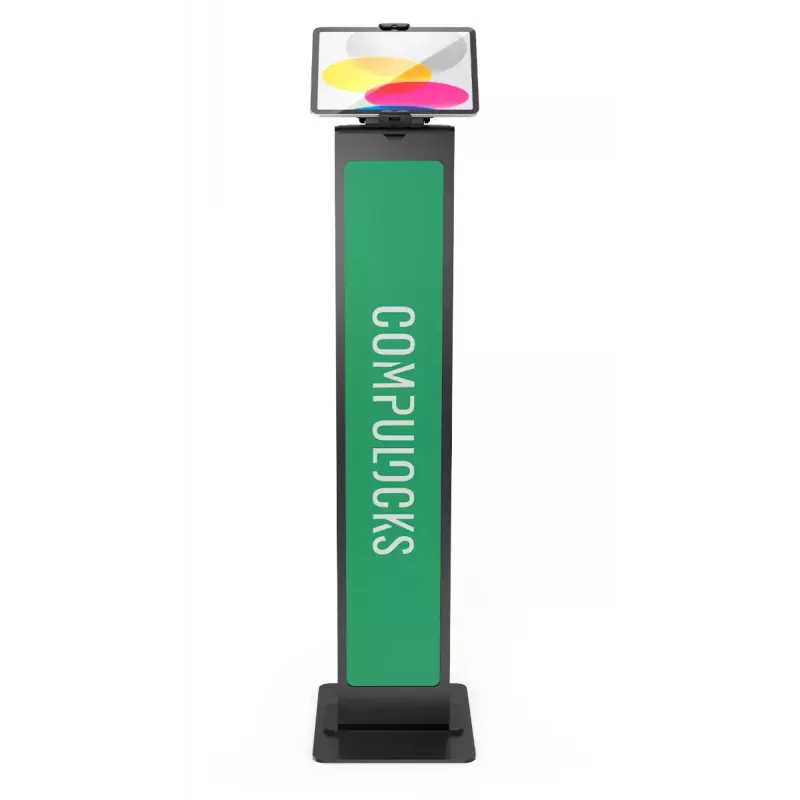 Suporte multimédia Compulocks Universal Tablet Cling Brandable suporte de chão preto