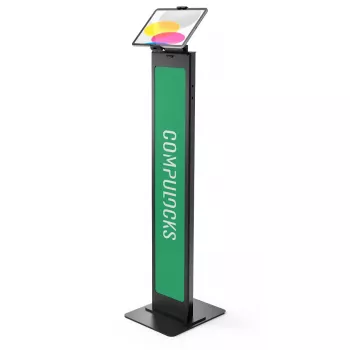Suporte multimédia Compulocks Universal Tablet Cling Brandable suporte de chão preto