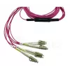 Cabo de fibra ótica InfiniBand BlueOptics CBL-MPO12-4LC-OM4-10M 10m MPO/UPC 4x LC Duplex/UPC