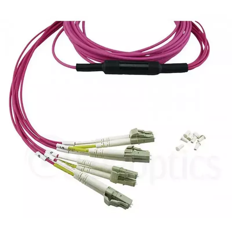 Cabo de fibra ótica InfiniBand BlueOptics CBL-MPO12-4LC-OM4-10M 10m MPO/UPC 4x LC Duplex/UPC