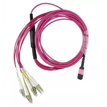 Cabo de fibra ótica InfiniBand BlueOptics CBL-MPO12-4LC-OM4-10M 10m MPO/UPC 4x LC Duplex/UPC