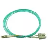 BlueOptics 055702T512000002M-BO cabo patch de fibra ótica LC-SC multimodo OM3 duplex, LC-UPC/SC-UPC, 2 m, bege