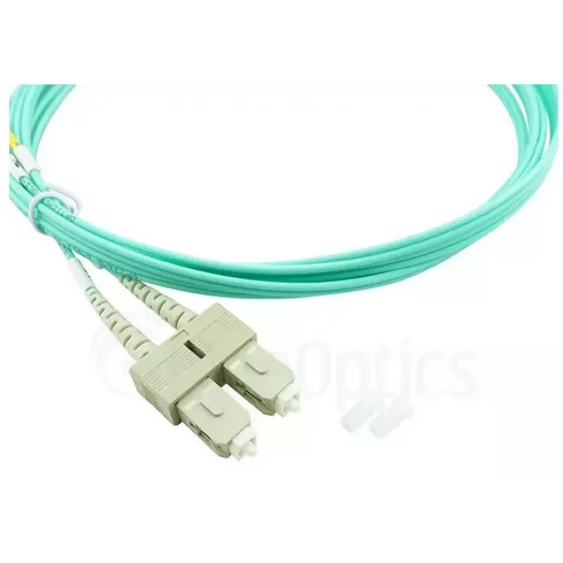 BlueOptics 055702T512000002M-BO cabo patch de fibra ótica LC-SC multimodo OM3 duplex, LC-UPC/SC-UPC, 2 m, bege