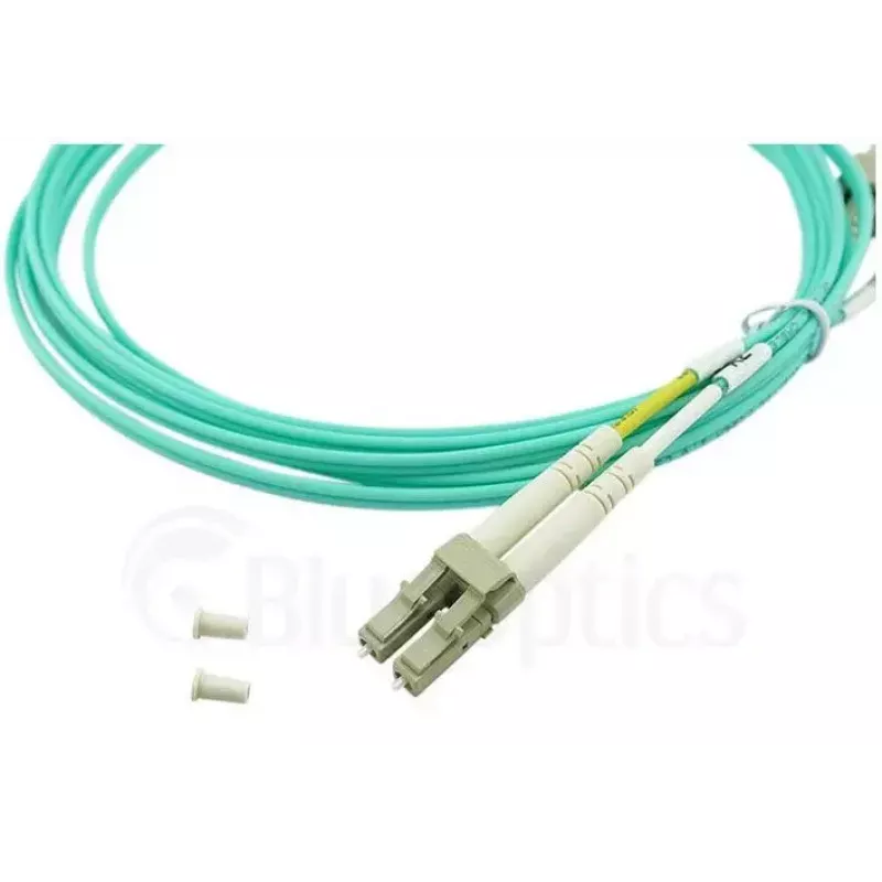 BlueOptics 055702T512000002M-BO cabo patch de fibra ótica LC-SC multimodo OM3 duplex, LC-UPC/SC-UPC, 2 m, bege
