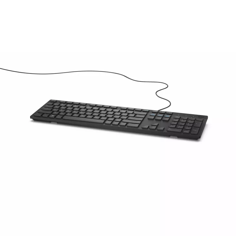 Teclado DELL KB216 universal USB AZERTY francês preto