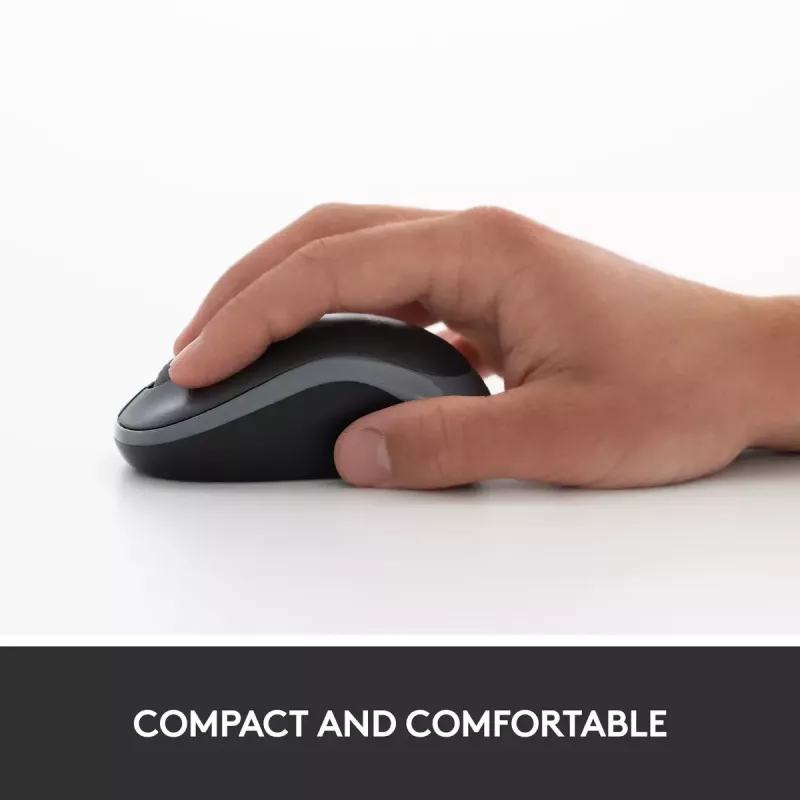 Rato Logitech M185 Swift Wireless cinzento